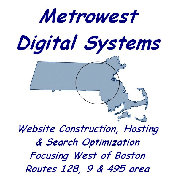 Massachusetts web hosting - Metrowest Digital Systems (508) 473-7589